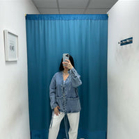 Giacca in denim con lacci 611