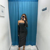 Vestito in ecopelle
