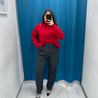 Pantalone slim fit grigio 1150