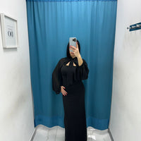 Vestito lungo a campana 39700