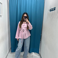 Camicia con cintura 15811