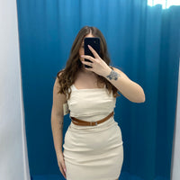 Vestito con cintura