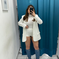 Coordinato giacca e shorts culotte 22191