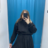Coordinato maglia e gonna a costine 5689