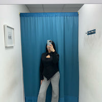 Jeans a palazzo grigio 22173