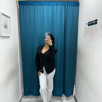 Jeans bianco wide leg 33813
