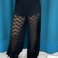 Pantalone palazzo in pizzo lumina 2874