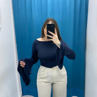 Body con scollo sul retro 5813