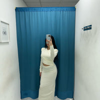 Vestito longuette con brillantini 35979