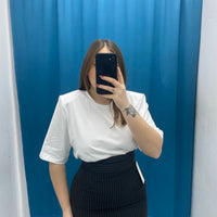 Maglia a mezze maniche con spalline 93755