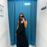 Coordinato gilet e gonna lunga 35554