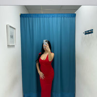 Vestito lungo con scollo 11265