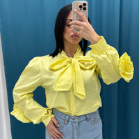 Camicia con fiocco 3491