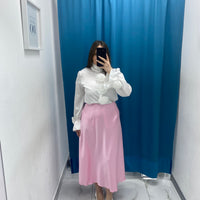 Gonna satin rosa 1166