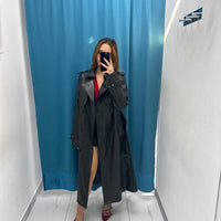 Trench ecopelle nero 6013