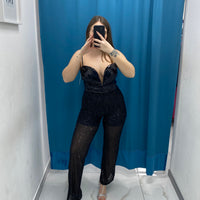 Pantalone paillettes
