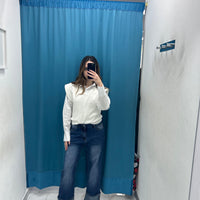 Jeans con risvolto 24176