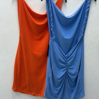 Vestito corto con scollo 6069