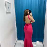 Vestito lungo con scollo 24439