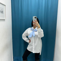 Camicia con fiocco 15933