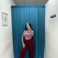 Pantalone a palazzo bordeaux 13127