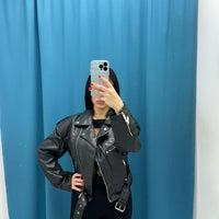 Giacca Biker nero 7073