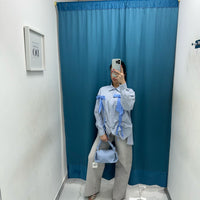 Jeans wide leg brillantini grigio 21106