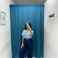 Pantalone wide leg 15592