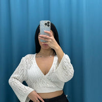Blusa crochet 2430