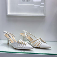 Décolleté fibbie bianco 2768