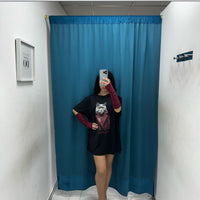 T-shirt con manicotti