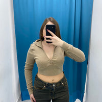 Maglia a costine con cappuccio 95754