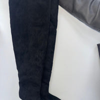 Soft Curve Suede Boots - 3307