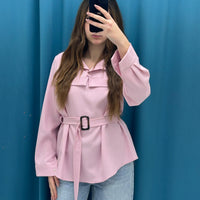 Camicia con cintura 15811