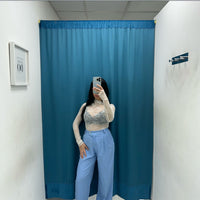 Pantalone wide leg 15592