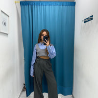 Pantalone a palazzo con bottoni 6152