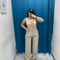 Pantalone wide leg 4916