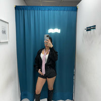 Shorts denim nero slavato 70003
