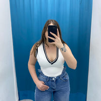 Body con scollo a V 33130