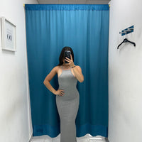 Vestito a giro a coste 5186