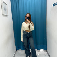 Jeans a palazzo vintage 8405