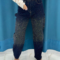 Jeans balloon con brillantini 1279