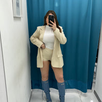 Coordinato giacca e shorts culotte 22191