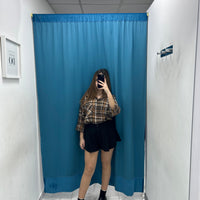 Camicia quadri con brillantini 245877