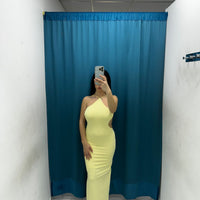 Vestito lungo con scollo sul retro 13659