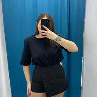 Maglia a mezze maniche con spalline 93755