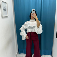 Camicia rouches 9306