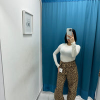 Jeans leopardato by Lumina 2282