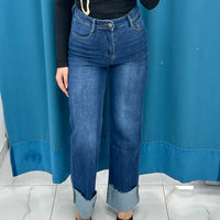 Jeans con risvolto 381