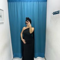 Vestito lungo monospalla 53450